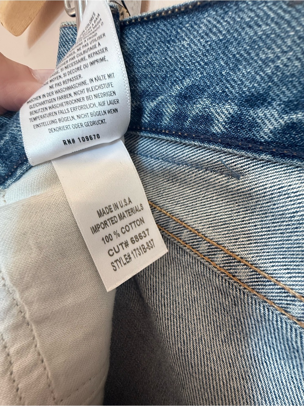 Citizens Of Humanity Light Blue Straight Leg Jeans - Picture 9 of 12